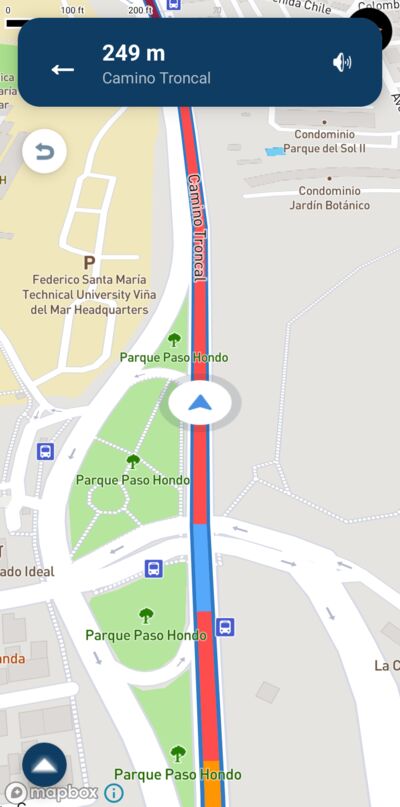 Navegación en ruta